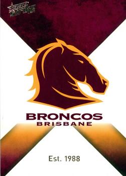 2011 NRL Strike #005 Brisbane Broncos Logo Front